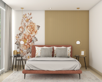 Compact Sized Contemporary Style Guest Bedroom